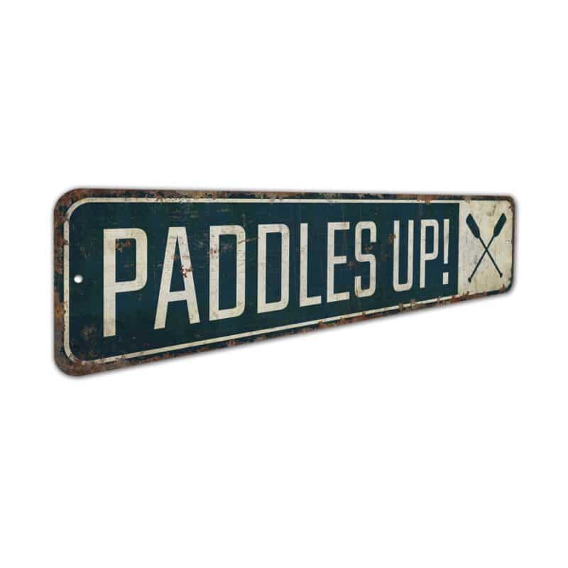 Paddles-Up-Sign-Premium-Quality-Rustic-Metal-Sign-3