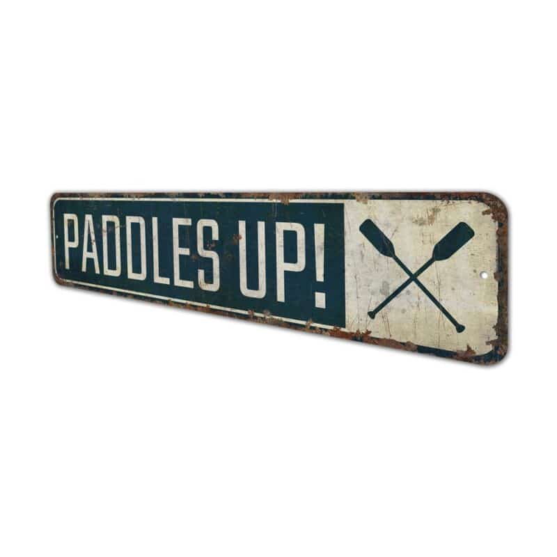 Paddles-Up-Sign-Premium-Quality-Rustic-Metal-Sign-4