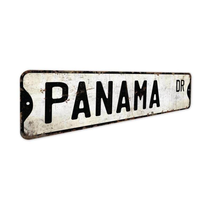 Panama-Premium-Quality-Rustic-Metal-Sign-3