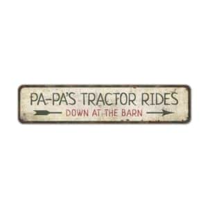 Papas-Tractor-Ride-Sign-Premium-Quality-Rustic-Metal-Sign-2