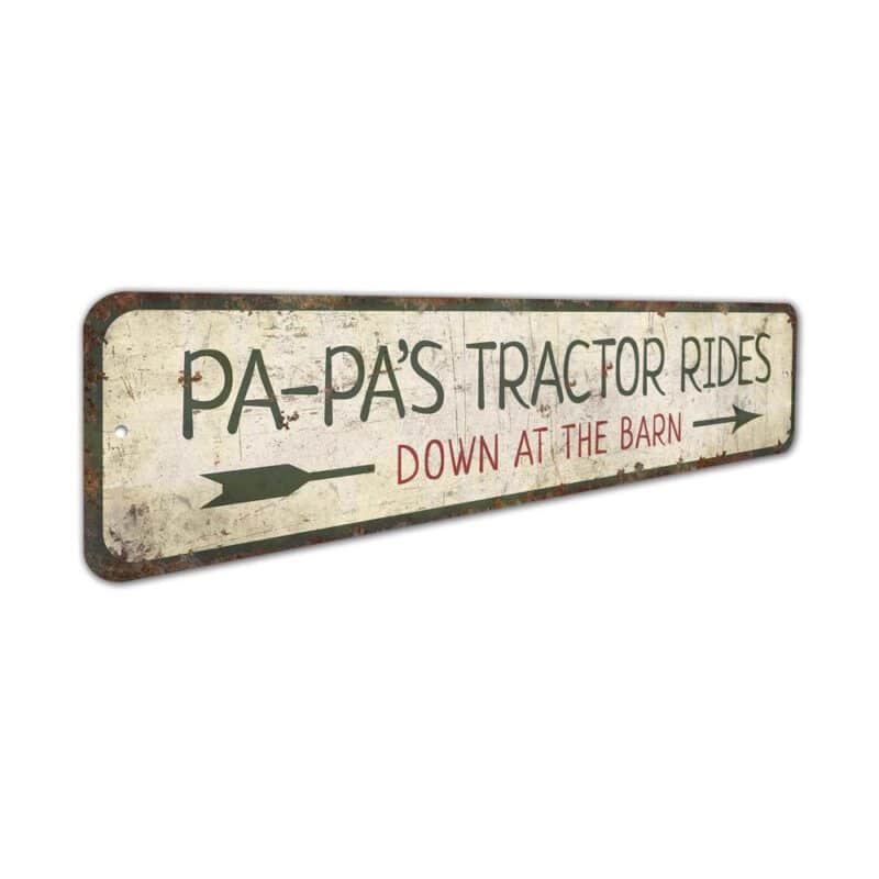 Papas-Tractor-Ride-Sign-Premium-Quality-Rustic-Metal-Sign-3