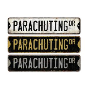 Parachuting-Premium-Quality-Rustic-Metal-Sign-2