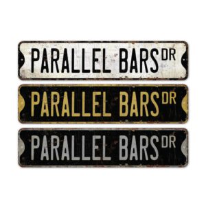 Parallel-Bars-Premium-Quality-Rustic-Metal-Sign-2