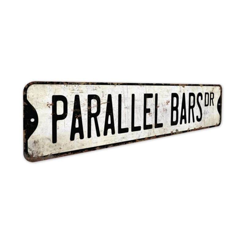 Parallel-Bars-Premium-Quality-Rustic-Metal-Sign-3