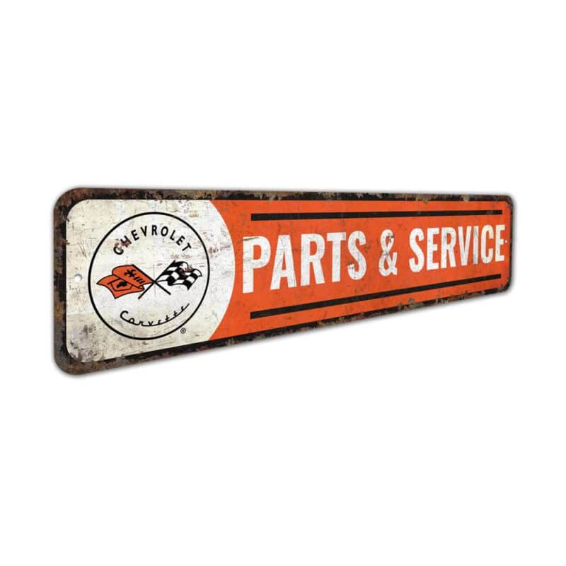 Parts-And-Service-Sign-Premium-Quality-Rustic-Metal-Sign-3