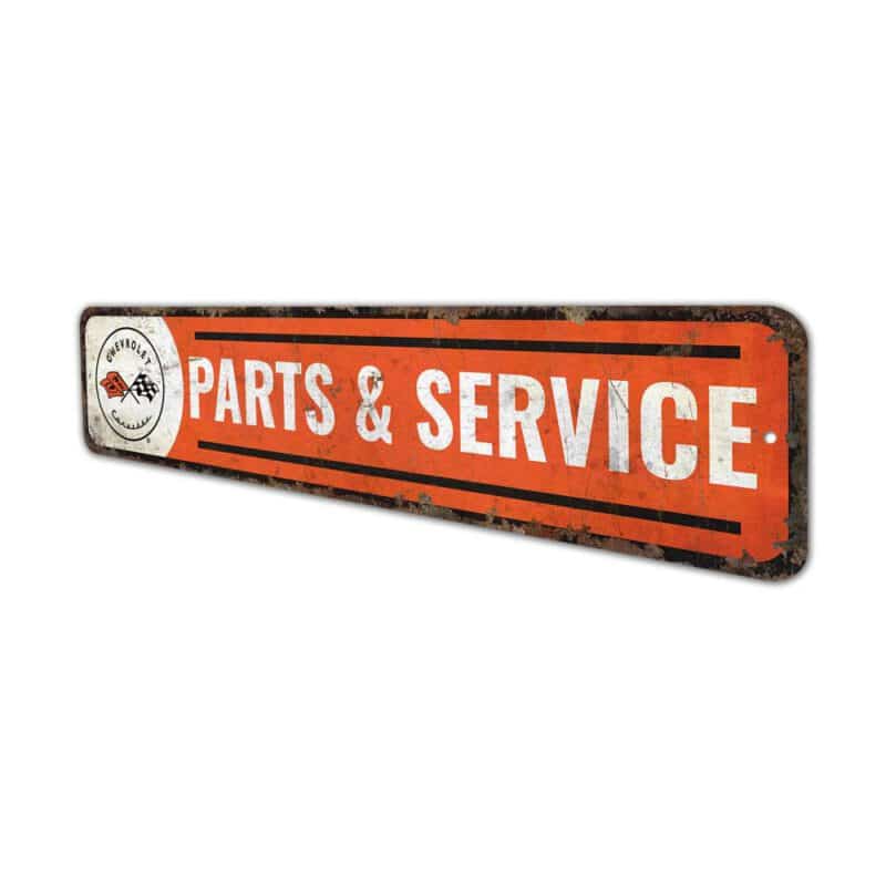 Parts-And-Service-Sign-Premium-Quality-Rustic-Metal-Sign-4