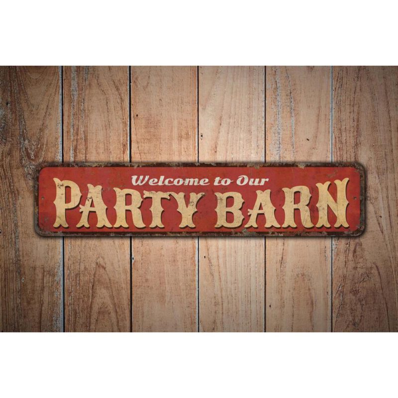 Party-Barn-Sign-Premium-Quality-Rustic-Metal-Sign-Images