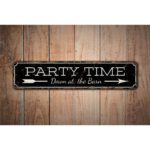 Party-Time-Sign-Premium-Quality-Rustic-Metal-Sign-Images