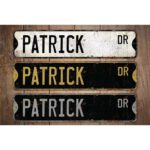 Patrick-Name-Sign-Premium-Quality-Rustic-Metal-Sign-Images