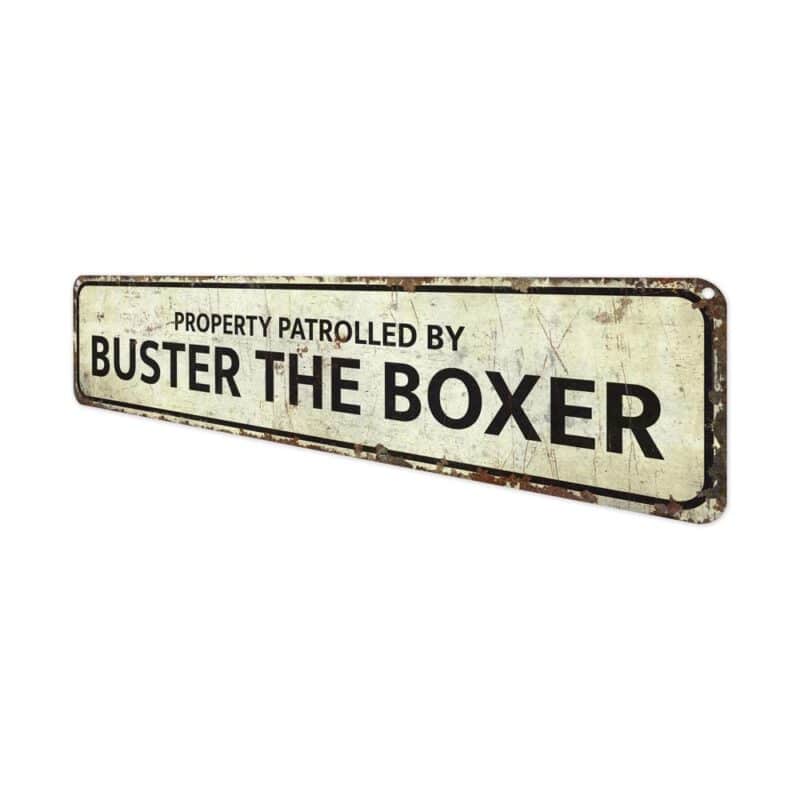 Patrolled-Property-Premium-Quality-Rustic-Metal-Sign-4