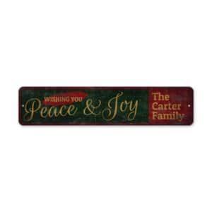 Peace-And-Joy-Sign-Premium-Quality-Rustic-Metal-Sign-2