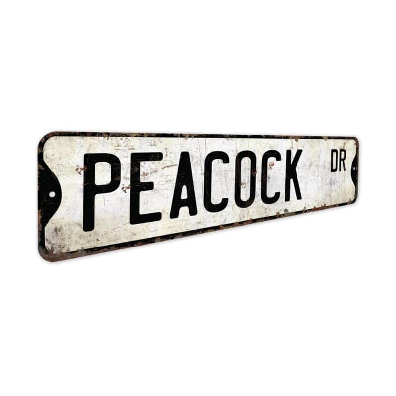 Peacock-Premium-Quality-Rustic-Metal-Sign-3