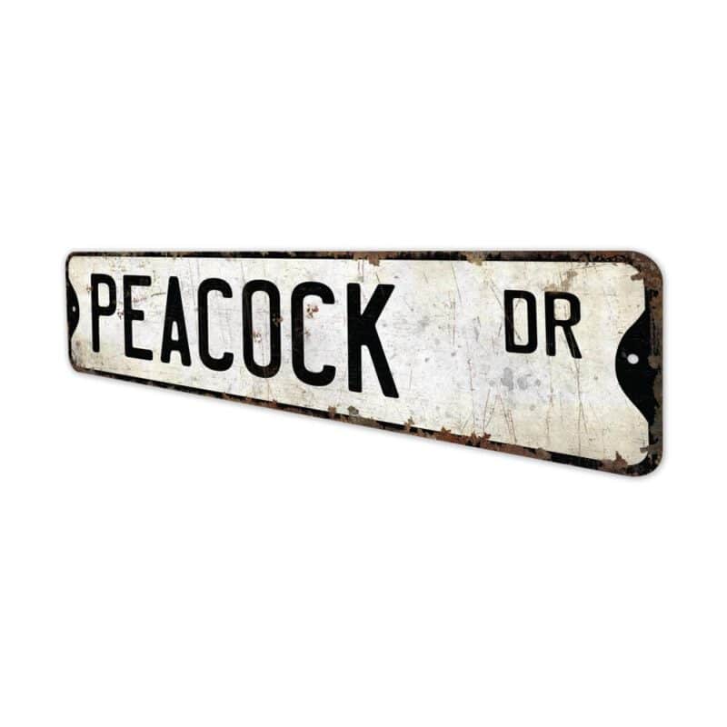 Peacock-Premium-Quality-Rustic-Metal-Sign-4