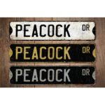 Peacock-Premium-Quality-Rustic-Metal-Sign-Images