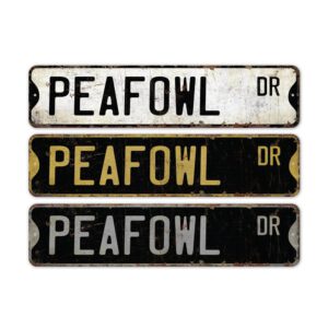 Peafowl-Premium-Quality-Rustic-Metal-Sign-2