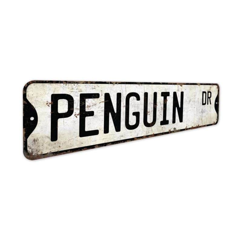 Penguin-Premium-Quality-Rustic-Metal-Sign-3