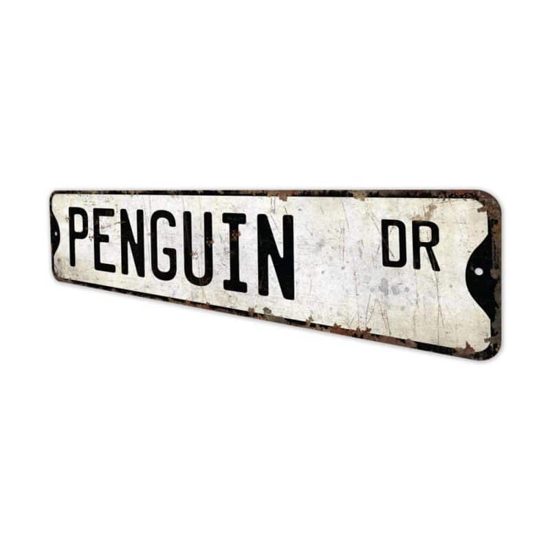 Penguin-Premium-Quality-Rustic-Metal-Sign-4