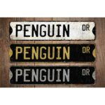 Penguin-Premium-Quality-Rustic-Metal-Sign-Images