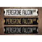 Peregrine-Falcon-Premium-Quality-Rustic-Metal-Sign-Images