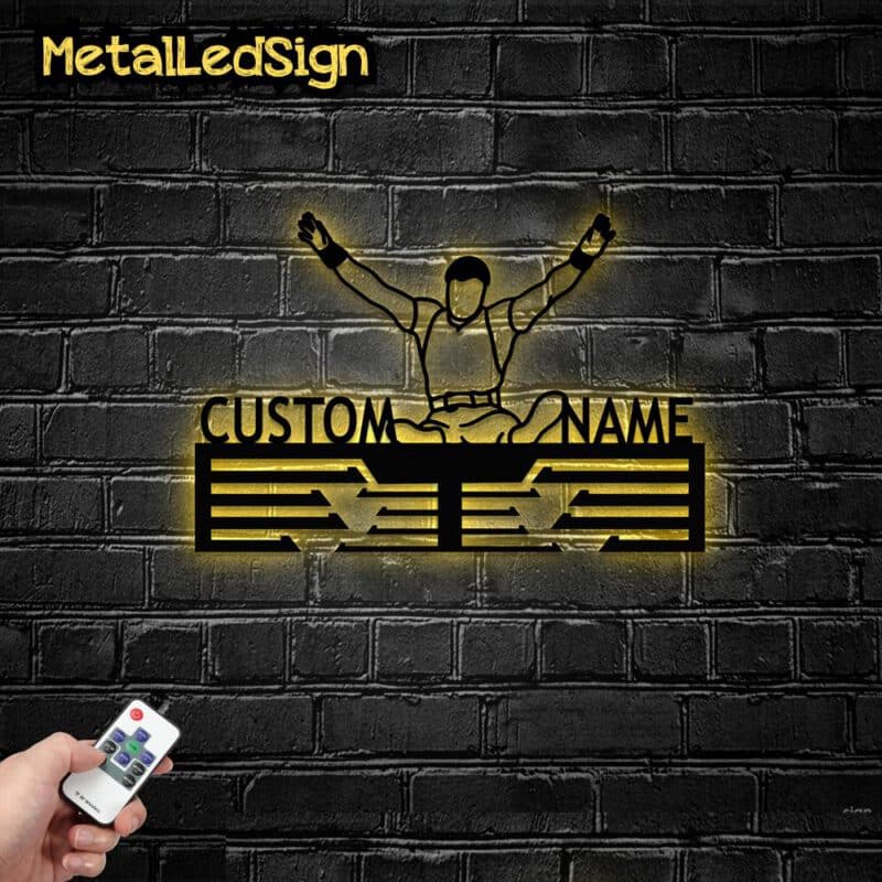 Personalized-Boy-Para-Powerlifting-Medal-Hanger-Wall-Art-Led-Light-Images