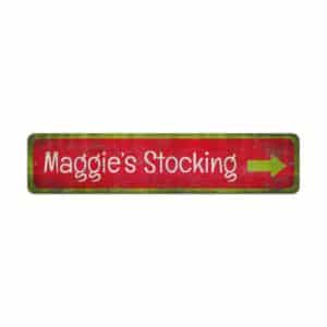 Personalized-Christmas-Stocking-Metal-Sign-2