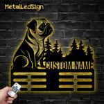 Personalized-Cute-Pug-Dog-Metal-Hanger-Images