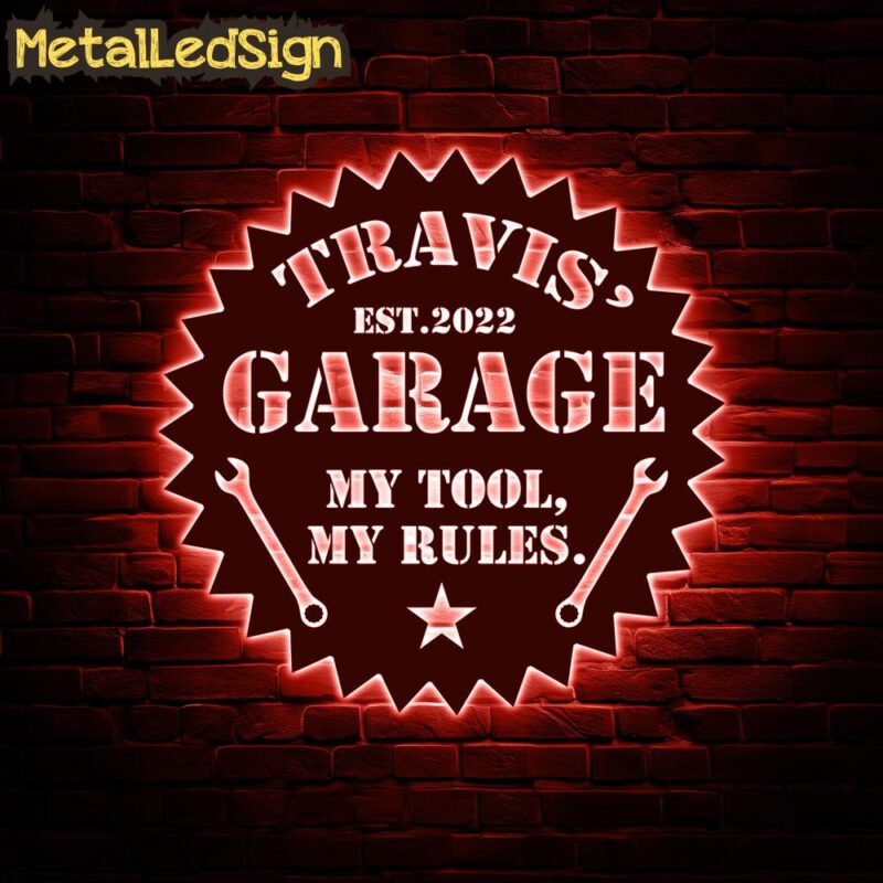 Personalized-Garage-Sign-with-Led-Light-1-3