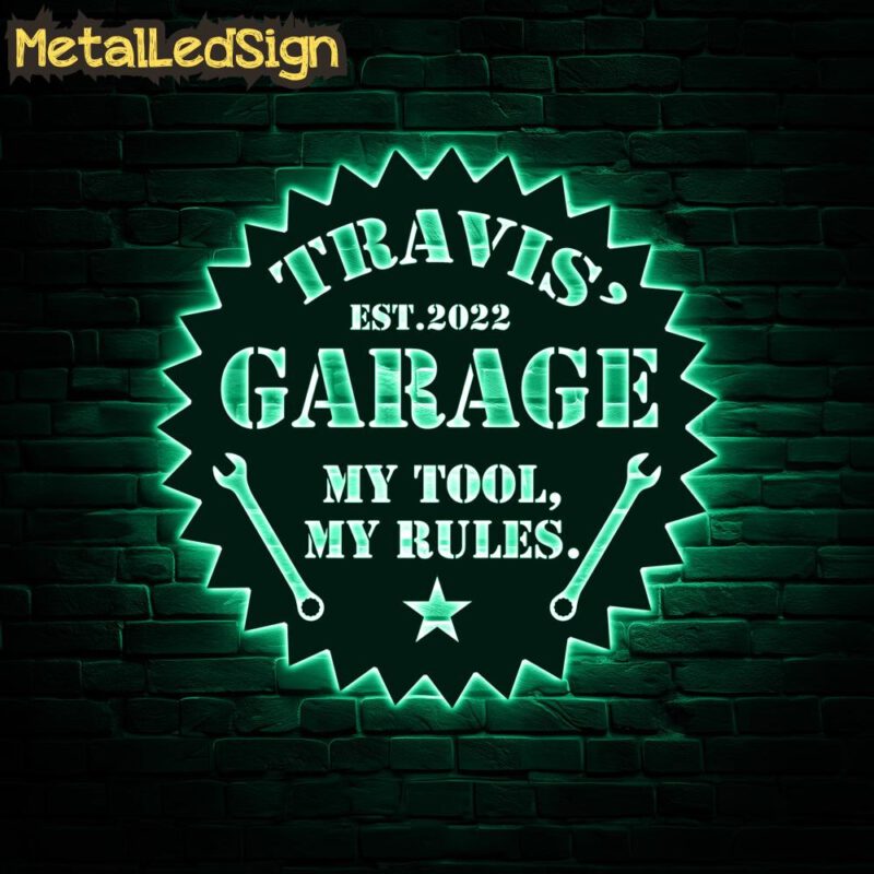 Personalized-Garage-Sign-with-Led-Light-1-4