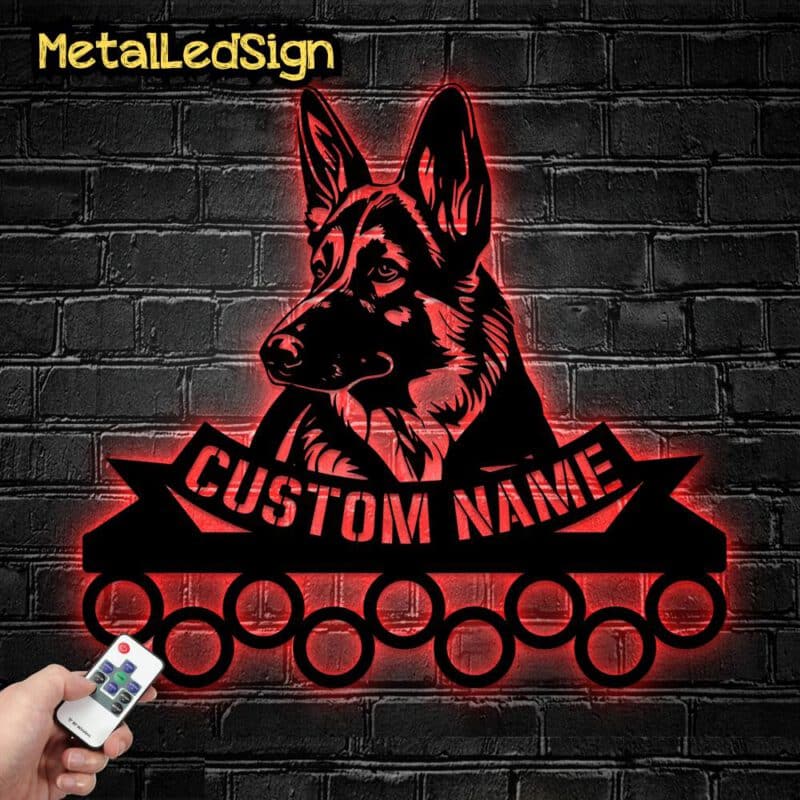 Personalized-German-Shepherd-Metal-Hanger-2