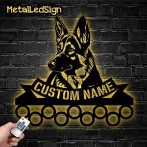 Personalized-German-Shepherd-Metal-Hanger-Images