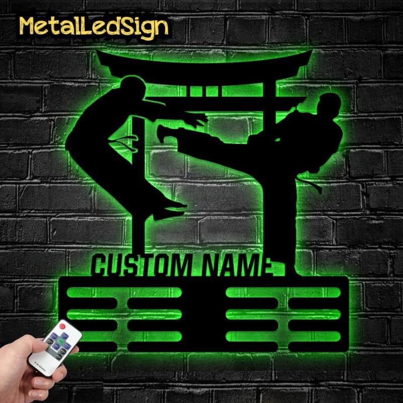 Personalized-Karate-Medal-Hanger-4