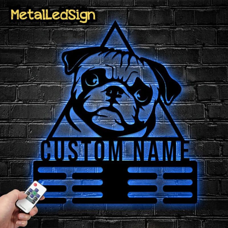 Personalized-Pug-Dog-Metal-Hanger-6