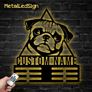 Personalized-Pug-Dog-Metal-Hanger-Images