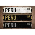 Peru-Premium-Quality-Rustic-Metal-Sign-Images