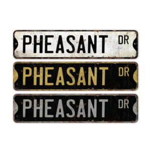 Pheasant-Premium-Quality-Rustic-Metal-Sign-2