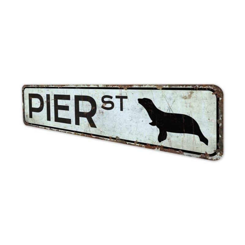 Pier-Street-Sign-Premium-Quality-Rustic-Metal-Sign-4