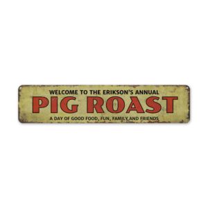 Pig-Roast-Sign-Premium-Quality-Rustic-Metal-Sign-2