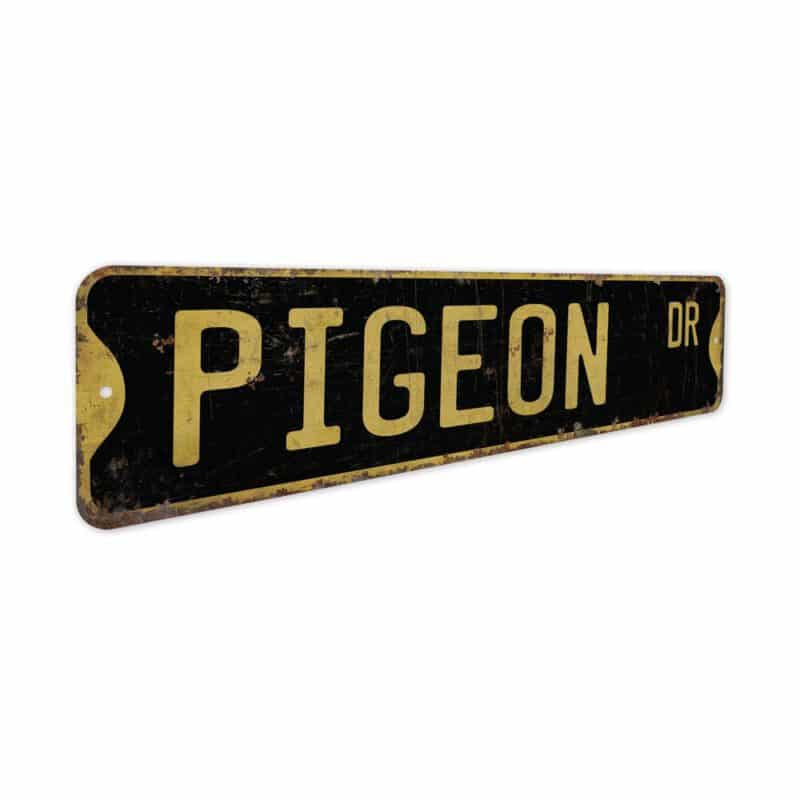 Pigeon-Premium-Quality-Rustic-Metal-Sign-5