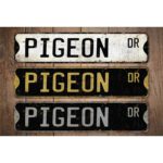 Pigeon-Premium-Quality-Rustic-Metal-Sign-Images