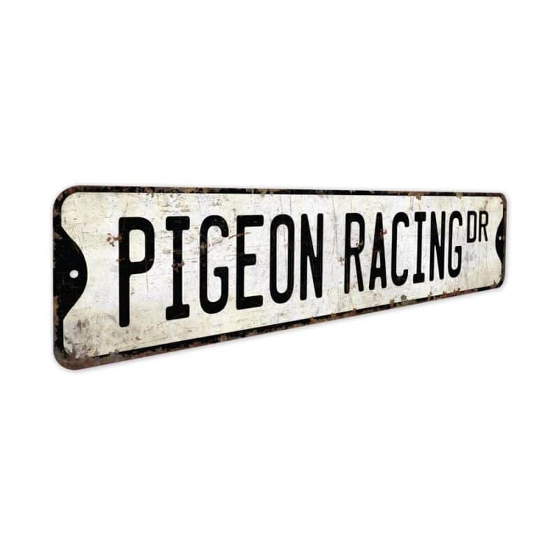 Pigeon-Racing-Premium-Quality-Rustic-Metal-Sign-3