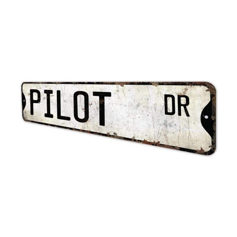 Pilot-Premium-Quality-Rustic-Metal-Sign-4