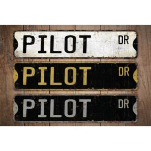 Pilot-Premium-Quality-Rustic-Metal-Sign-Images