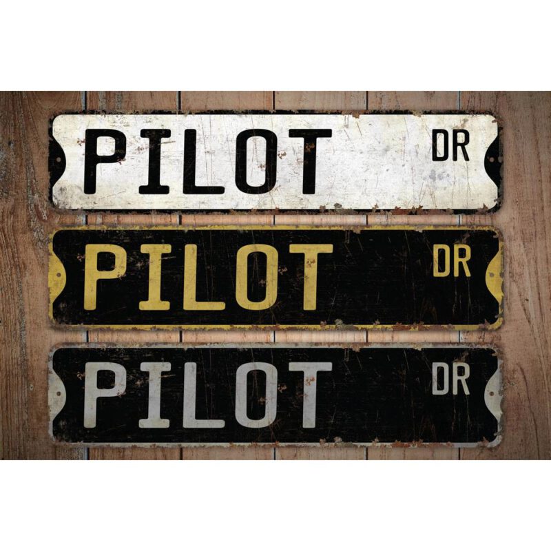 Pilot-Premium-Quality-Rustic-Metal-Sign-Images