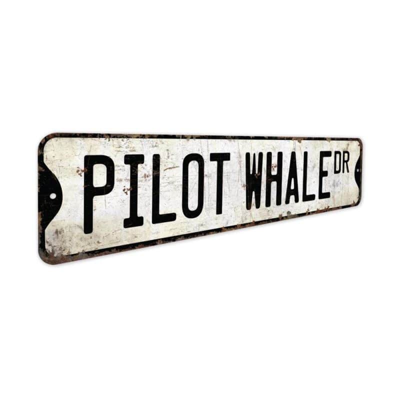 Pilot-Whale-Premium-Quality-Rustic-Metal-Sign-3