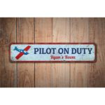 Pilot-on-Duty-Premium-Quality-Rustic-Metal-Sign-Images