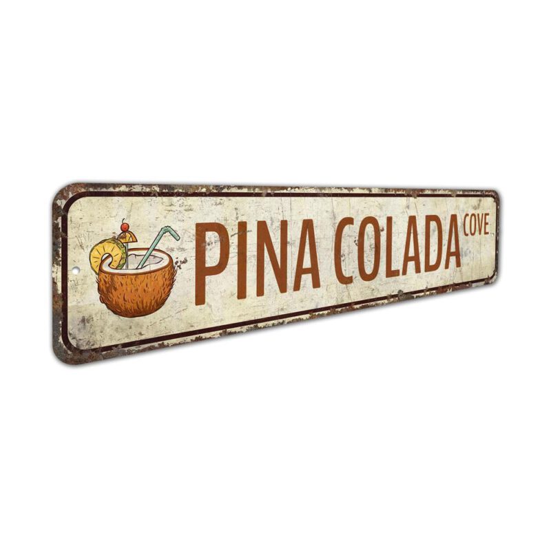 Pina-Colada-Cove-Premium-Quality-Rustic-Metal-Sign-3