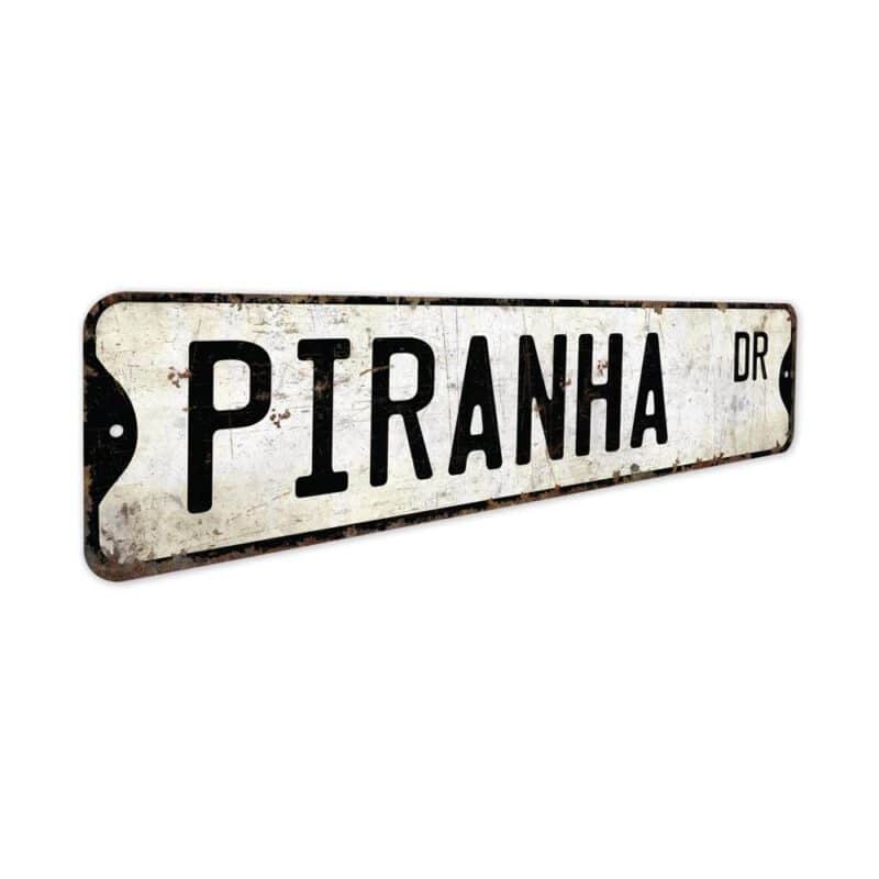 Piranha-Premium-Quality-Rustic-Metal-Sign-3