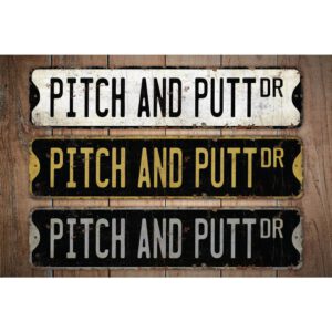 Pitch-and-Putt-Premium-Quality-Rustic-Metal-Sign-Images