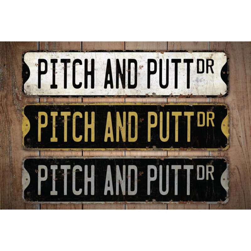 Pitch-and-Putt-Premium-Quality-Rustic-Metal-Sign-Images