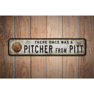 Pitcher-Sign-Premium-Quality-Rustic-Metal-Sign-Images